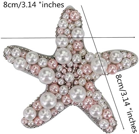 Perledsed Pearls motivi morske školjke DIY ručno rađene mrlje Dekorativne značke šivati ​​na 1 setu