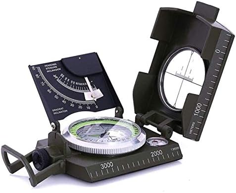 WJTMY multifunkcionalni vojni kompas za preživljavanje na otvorenom Kampiranje Vodootporna Geološka kompasa Digitalna navigacijska oprema