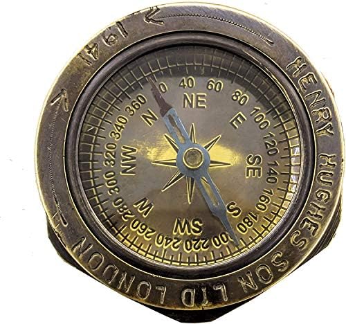 Prime Decor Mesing d džepni kompas, radni kompas za planinarenje veličine džepa antikviteta