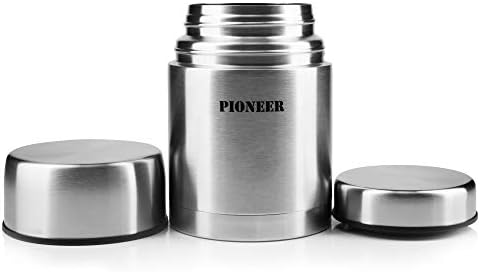 Grunwerg Pioneer 1.0 l 24 satna tikvica za hranu od nerđajućeg čelika, neraskidiva - čuva hranu i piće toplo za 24 časove-HTH1000