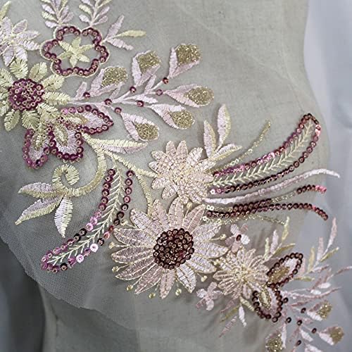 Sunmove One Set Cvjetni vez za vez od čipke Applique šivaći kotač za patch motif vjenčani haljina haljina Bridal