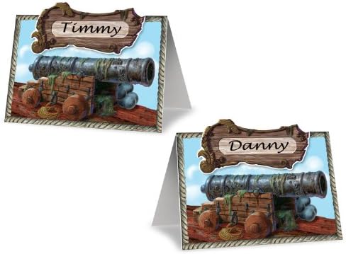 PIRATE CANNON MACE CARDS PARTY PRIBOR