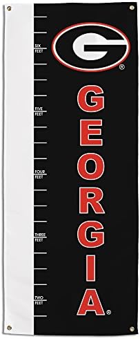 NCAA Georgia Bulldogs grafikon rasta Banner, Crni