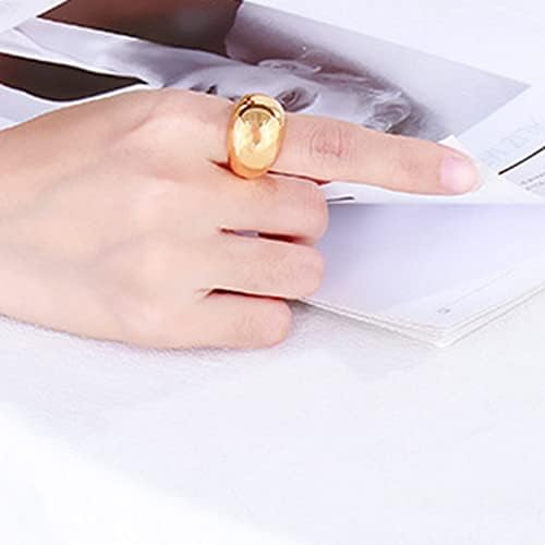 Jude Jewelers Nerđajući Čelik Masti Kupola Stil Classic Simple Plain Vjenčanje Izjava Pinky Prsten
