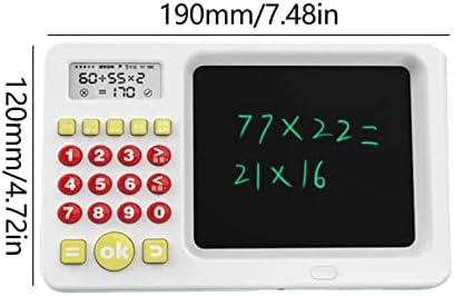 LCD tabla za crtanje-edukativna igračka za učenje matematike za djecu sa dugmetom za brisanje - obuka inteligentnog razmišljanja usmena Mašina za rano obrazovanje tabla za pisanje za kućnu školu i predškolsku mlađu generičku