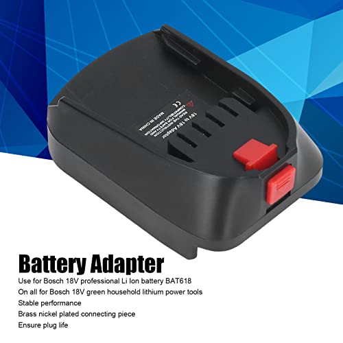 Adapter za baterije, pretvarač adaptera za baterije 18V litijum-jonski punjač za BAT618, pretvarači