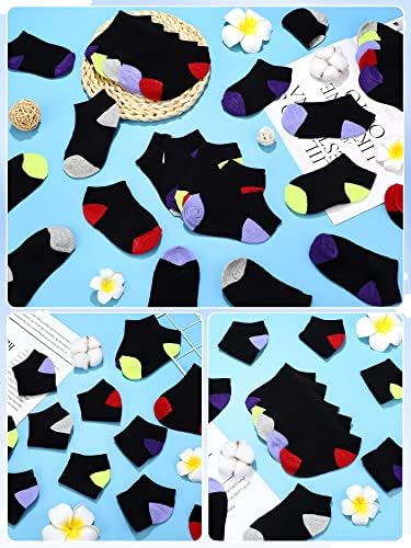 Foaincore 100 Pari Dječijih Niskorezanih Atletskih Čarapa Za Gležnjeve Bulk, Toddler No Show Socks Half Cushion Socks Bulk