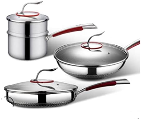 n / A 7kom 316 set kuhinjskih lonaca za domaćinstvo od nehrđajućeg čelika set za supu lonac za prženje Set kuhinjskih tiganja