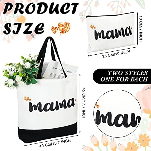 Cunno 2 kom Mama Mama torba sa torbama za šminkanje sa patentnim zatvaračem, majka pokloni