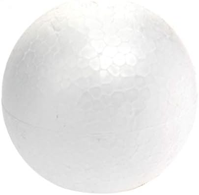 Bestoyard 12cm pjena kugla bijela polistirena Glatki okrugli kuglični oblik za umjetnost i zanat isporučuje