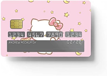 4pcs naljepnice za karticu Nema mjehurića protiv kotača vodootporne vinilne kože za ključnu karticu, debitnu karticu, kreditnu karticu i bankovnu karticu