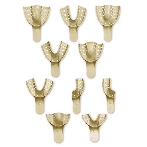 Američka roba - dentalne plastike za jednokratnu impresiju ladice #5 gornji-mali 12 / pk bež