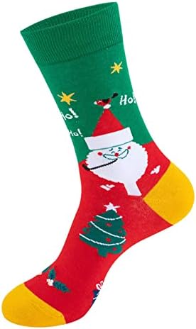 Božić čarape za žene zabava šareni pamuk Holiday čarape Funny novost Crew čarape Sretan Božić snjegović zima