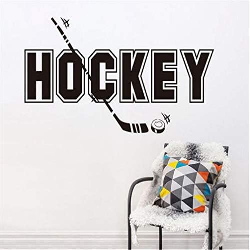 Ruberpig zidna naljepnica Hokej na ledu zidna naljepnica sportski uklonjivi PVC dekoracija dečiji