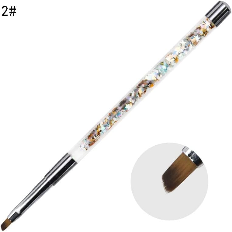Czdyuf kristalne olovke bar Set četkica za nokte akrilna nail Art Gel četkica za rezbarenje Glitter Pen