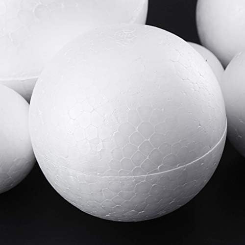 Dječji obrtni materijali Balls DIY pjene kuglice: 20cm sfera bijeli polistiren modeliranje okruglih oblika glatke kuglice pjene orbovi oblika dječje umjetničke ukrase Nativity Craft