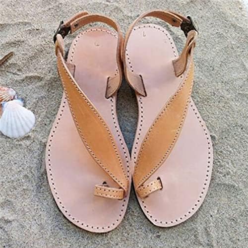 Divno ravne sandale za žene Casual Retro stil odmor na plaži Set Toe Breathable non Slip cipele sandale