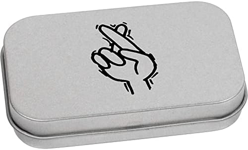Azeeda 'prste prekriženi' metalni šarkirani pribor za kosiju / kutiju za odlaganje