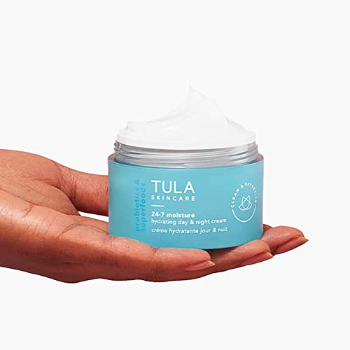 TULA Skin Care 24-7 Moisture Hydrating dnevna i noćna krema / hidratantna krema za lice, Ageless je nova anti-Aging krema za lice, sadrži voće lubenice i ekstrakt borovnice | 1.5 oz.