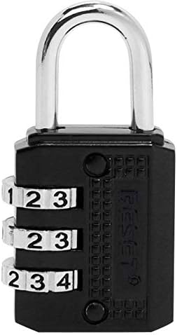 Reset-071 3-znamenkata mala kombinirana brava Tiny loclock za mini ormarić za prtljag ruksak za prtljag crni