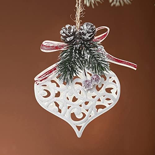 Božićni ukrasi Božićne stablo ljepljive ukrase CONES igle Dekorativni privjesak Izgled kreativnog visećeg ukrasa