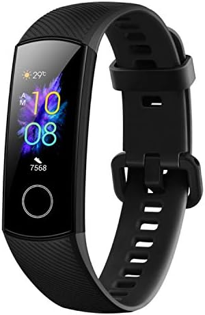 Čast Band 5 Smart Watch, pametni sat sa SpO2 monitorskim otkucajem srca i monitora za spavanje kalorie counter International verzija bez garancije crna