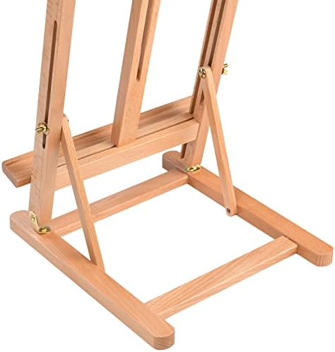 Meeden Extra Veliki stol, 38 '' Visok, čvrsti bukov drveni stol za farbanje platno 25 '' max, studio
