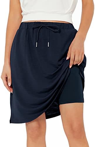 Zando tenis suknje za žene sa džepovima Atletska dužina koljena Golf Casual Skorts Hotsas Sportska