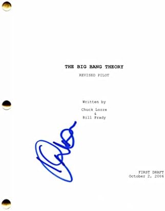Kunal Nayyar potpisan autogram The Big Bang teorija Potpuna pilot skripta - CO-Glung: Jim Parsons, Kaley Cuoco, Johnny Galecki & Simon Helberg