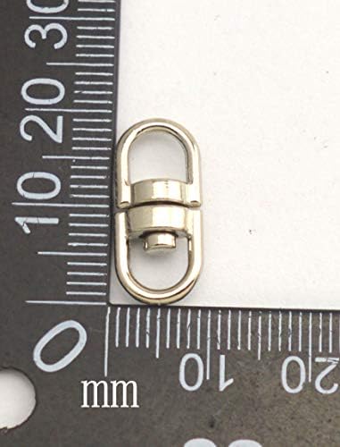 Fenggtonqii 20mm dužine i 6mm unutrašnjeg prečnika okretni prsten za ključeve konektori