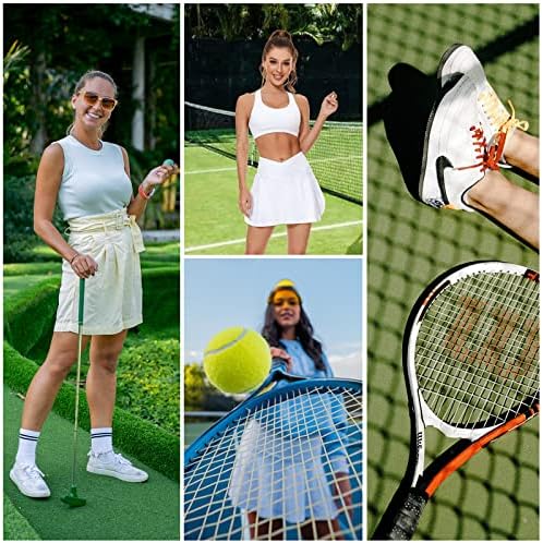 Američki trendovi Žene teniske suknje sa džepovima Nasleđeni crossover visokog struka Atletski suknje za žene