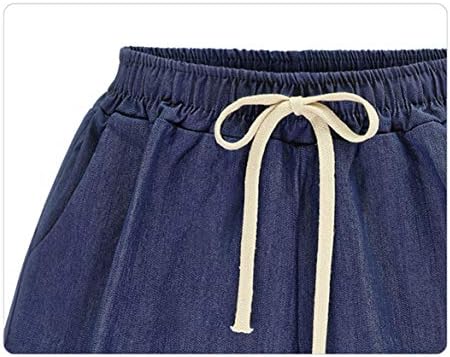 Andongnywell Womens Comfy Crtesstring Casual Elastic Struk Pokažene kratke hlače Ležerne prilike