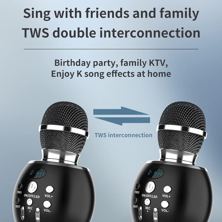 Bežični Bluetooth mikrofonski zvučnik Karaoke za djecu ručni KTV Player pokloni prenosiva igračka za izmjenu glasa