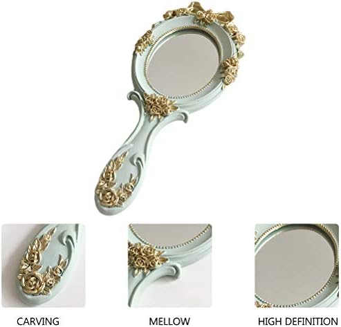 SOLUSTRE 1pc ručno ogledalo u stilu princeze žensko Kozmetičko ogledalo