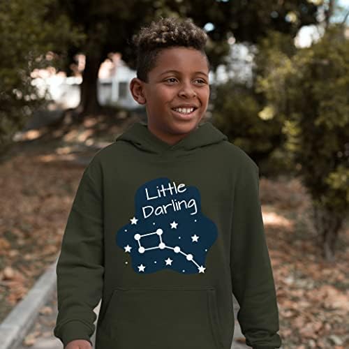 Little Darling Kids 'Sponge Fleece Hoodie - Constellation Kids' Hoodie - kapuljač za dizajn teksta za djecu