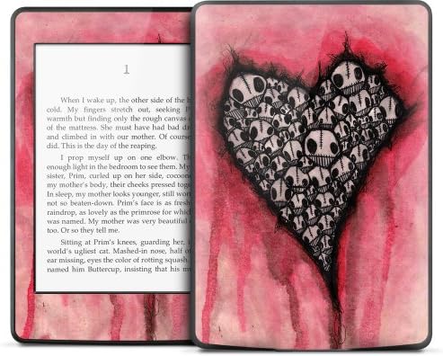 Gelaskins Kindle Paperwhite naljepnica za kožu [srca lobanje] KPW-0119