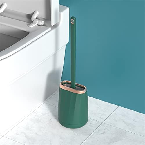 Nhuni silikonski toaletni četkica za čišćenje četkica za četkicu za toaletnu četkicu Glava na zid-montiranog alata za čišćenje kupaonice (boja: D, Veličina
