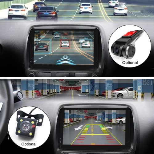 Abuwu Auto Stereo za Chevrolet Camaro 2010-2015, 9-inčni Android 10.0 ekran osetljiv na dodir Auto Multimedija sa CarPlay Auto GPS navigacijom Bluetooth WiFi FM Radio 4+64G