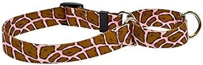 Giraffe ružičasti martingale Control ovratnik - veličina mala 14 dugačka