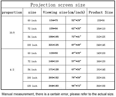 Zaslon za motorizirani projektor KJHD Zyzmh 60-84 16: 9 Zidni mat bijeli projekcijski projekcijski ekran