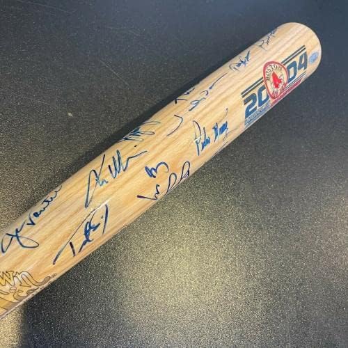 2004 Boston Red Sox World Series Champs TEAMS potpisao bejzbol patnjak Steiner COA - autogramirani MLB