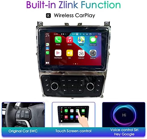 ZWNAV 9-inčni Android 12 Car Stereo za Bensely Flying SPUR 2012-2017,64GB, Auto GPS navigacijska glavna jedinica, Bluetooth, Carplay