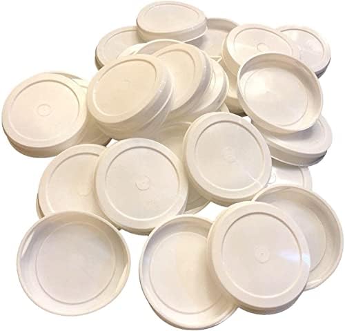 Bijeli okrugli plastični završni poklopci za Kraft Mailing cijevi - zaštitni završni poklopci za cijevi