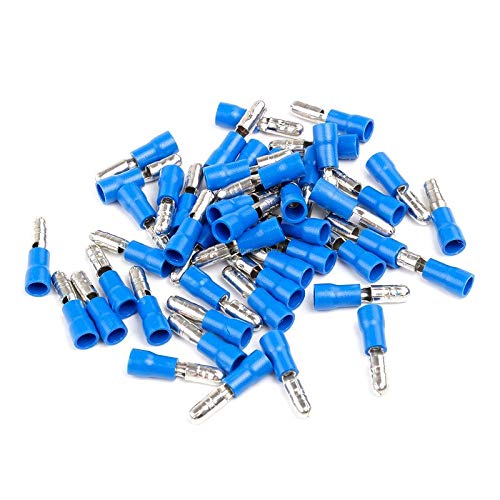 100kom plavi razni ženski + muški konektor za Bullet Butt konektor izolirani komplet stezaljki za presovanje žice 16-14 AWG