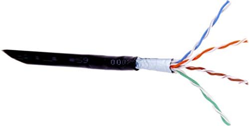 FiveStarCable 1000ft Cat5e FTP 24awg vanjski zaštićeni vodootporni direktni ukop ocijenjen 350MHz Bulk Ethernet