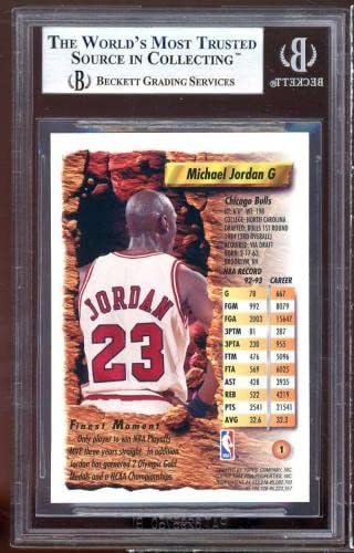 Michael Jordan Card 1993-94 Finest refraktori br. 1 BGS 8.5 - Neintred košarkaške kartice