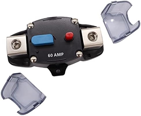Zaahh 12-48V prekidač 50-300A Stereo audio nosač za osiguranje automobila Agu Style Stereo pojačalo Refit 4GA Osigurač kabela