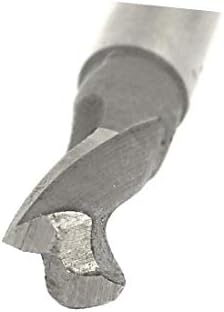 X-DREE 2pcs 5mm rezni prečnik HSS 2 spiralne Flaute ravno okrugli mlin za bušenu rupu (2pcs 5mm taglio Dia HSS