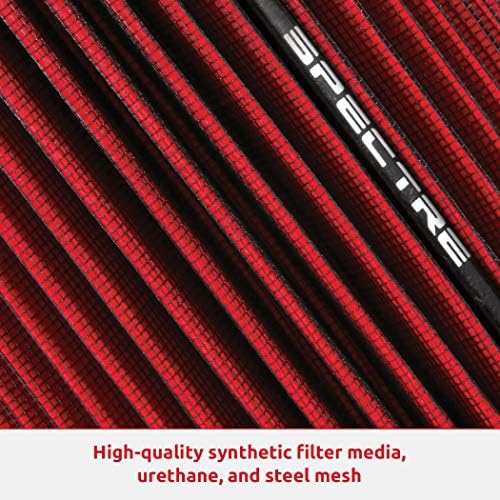Spectre Performance Filter za vazduh motora: Premium, Periv, zamjenski Filter: odgovara 2007-2020