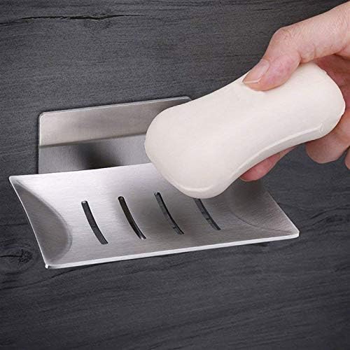 Xiaoheshop kupaonica Sapun sapuni sapuni SOAP SOUČINI Usisni čah Zidni otvor za bušenje 304 SOAP kutija od